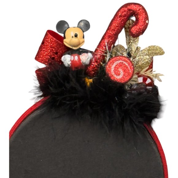 Christmas Headband, Mickey Mouse Hair Accessory, Disney Inspired Gift, Holiday main image 12